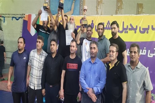 پایان رقابت های کشتی آزاد نوجوانان قهرمانی و انتخابی باشگاههای خوزستان / اهواز :